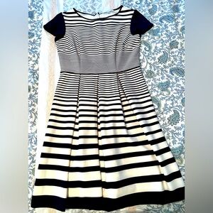 Black & white stripped studio one dress